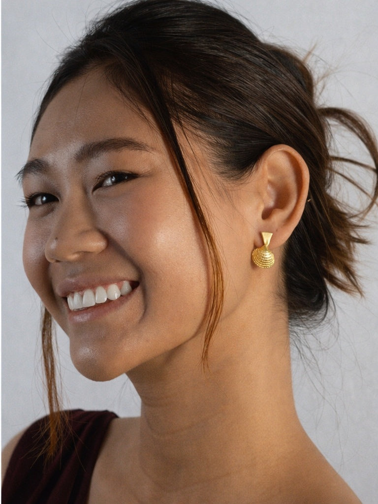 Iris Earring- Goldplated silver
